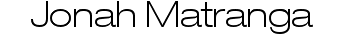 Jonah Matranga